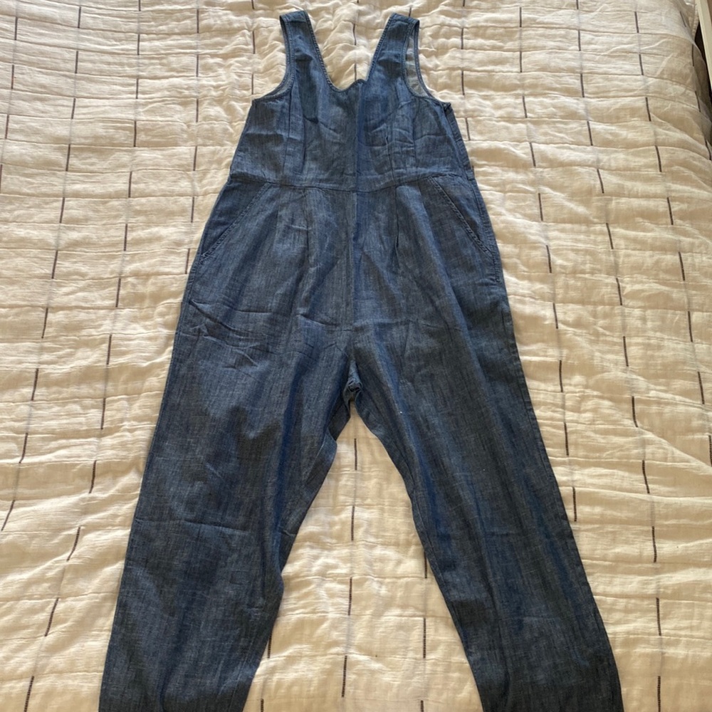 Long Jeans Jumpsuit